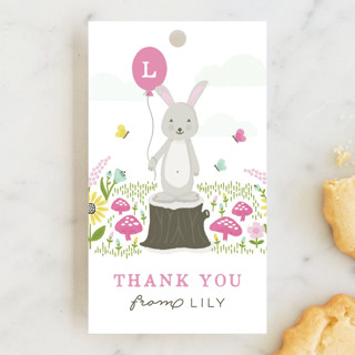 Little Bunny Children's Birthday Party Favor Tags