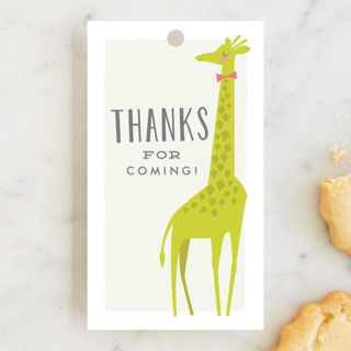 Time to party! Children's Birthday Party Favor Tags