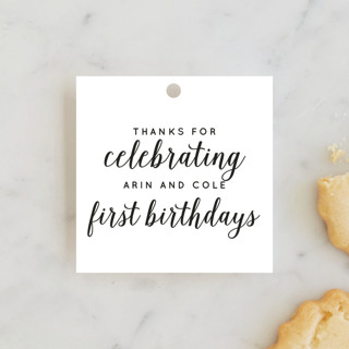 Let's Celebrate a Birthday Children's Birthday Party Favor Tags