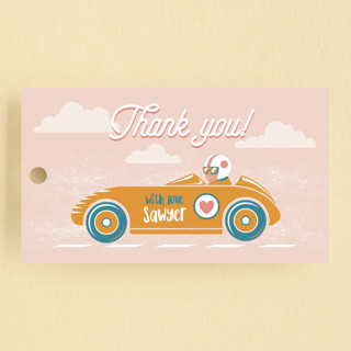 Speed time Children's Birthday Party Favor Tags