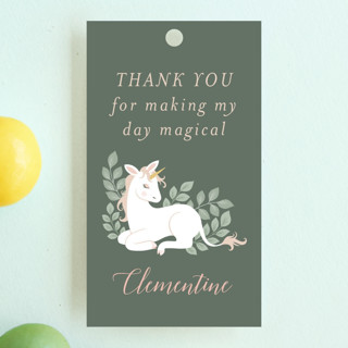 Enchanted Children's Birthday Party Favor Tags