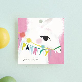 Llama Birthday Children's Birthday Party Favor Tags