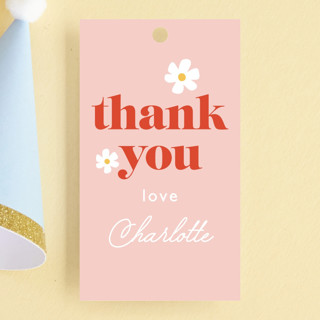 Let's get groovy Children's Birthday Party Favor Tags