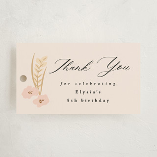 Pretty Pony Children's Birthday Party Favor Tags