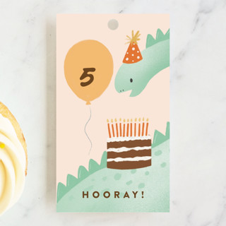 bronto Children's Birthday Party Favor Tags