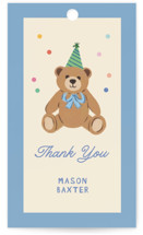 Beary first birthday Children's Birthday Party Favor Tags
