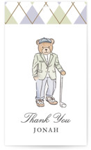 Beary First Par-Tee Children's Birthday Party Favor Tags