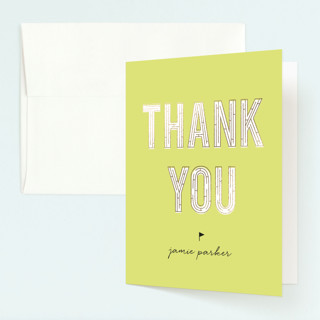 A-maze-ing party Foil-Pressed Children's Birthday Party Thank You Cards