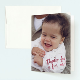 Birthday Shots Foil-Pressed Children's Birthday Party Thank You Cards