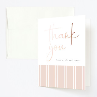 Hello Hello Foil-Pressed Children's Birthday Party Thank You Cards
