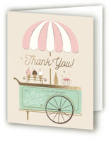 Foil-Pressed Children's Birthday Party Thank You Cards