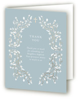Ornamenta Foil-Pressed Baptism and Christening Thank You Cards