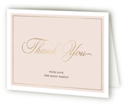 Baptism Foil-Pressed Baptism and Christening Thank You Cards