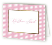 Picnic Foil-Pressed Baptism and Christening Thank You Cards