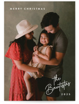 Sans and Signature Christmas Photo Cards