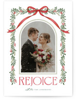 Joyful-Bow Christmas Photo Cards