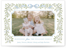 Vintage Garland Christmas Photo Cards