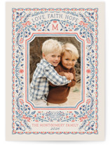 The Holly and the Ivy Christmas Photo Cards