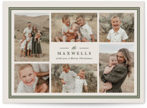 Framed Name Christmas Photo Cards
