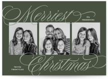 Classical Trio Christmas Photo Cards