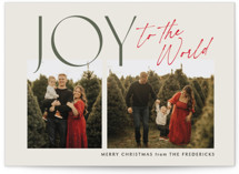 Joyfully Duo Christmas Photo Cards