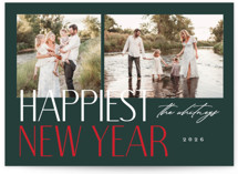 Merry Stack Christmas Photo Cards