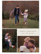 Modern Simple Christmas Photo Cards