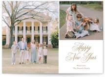 Script Duo Christmas Photo Cards