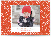 winter dots Christmas Photo Cards