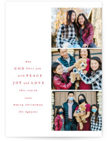 His Blessings Christmas Photo Cards