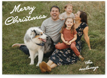 Squiggles Christmas Photo Cards