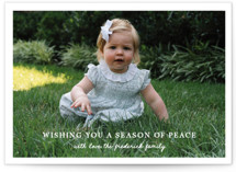 Simple handscript Christmas Photo Cards