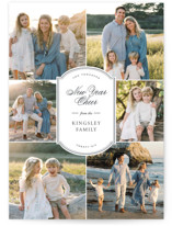 Elegant Emblem Christmas Photo Cards