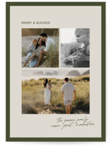 Border and Collage Christmas Photo Cards