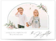 FLOURISHED ARCH Christmas Photo Cards