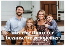 Merrier Than Ever Christmas Photo Cards