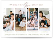 Together Is Our Favorite Place Christmas Photo Cards