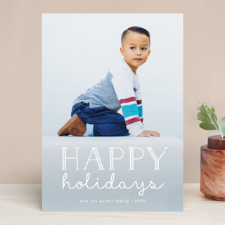 Candy Cane Merry Christmas Photo Cards