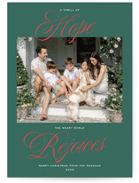 Hope & Rejoicing Christmas Photo Cards
