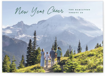 Peace lettering Christmas Photo Cards