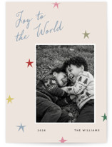Joy Stars Christmas Photo Cards