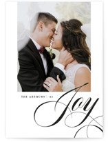 Formal Joy Christmas Photo Cards