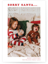 Sorry Santa Christmas Photo Cards