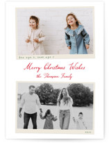 Vintage Snapshots Christmas Photo Cards