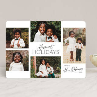 Signature Collage Christmas Photo Cards