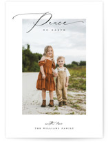 flourish peace Christmas Photo Cards