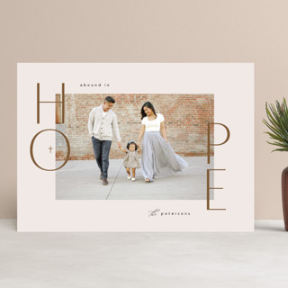 Abound in Hope Christmas Photo Cards