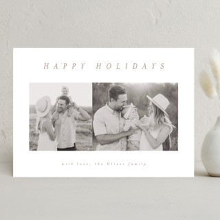 Minimal Panorama Christmas Photo Cards