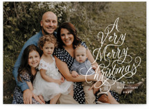 Calligra-tree Christmas Photo Cards