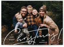 Shout Christmas Photo Cards